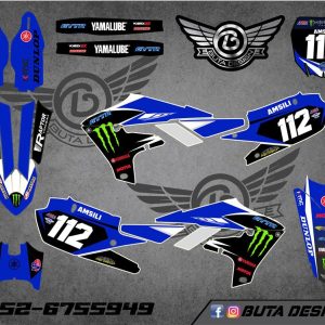 קיט מדבקות ל Yamaha YZF 450 2019-2022 YZF 250 2020-2023 V8