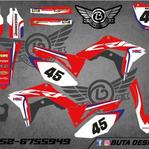 קיט מדבקות ל Honda CRF 450 2017-2020 250 2018-2021 V1
