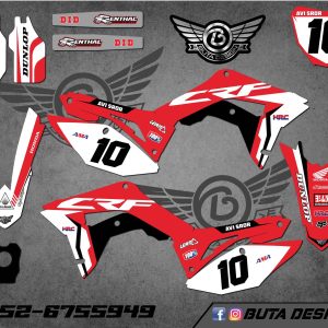 קיט מדבקות ל Honda CRF 450 2017-2020 250 2018-2021 V10