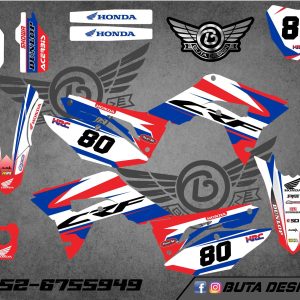 קיט מדבקות ל Honda CRF 450 2017-2020 250 2018-2021 V14
