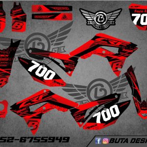 קיט מדבקות ל Honda CRF 450 2017-2020 250 2018-2021 V17