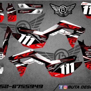 קיט מדבקות ל Honda CRF 450 2017-2020 250 2018-2021 V18
