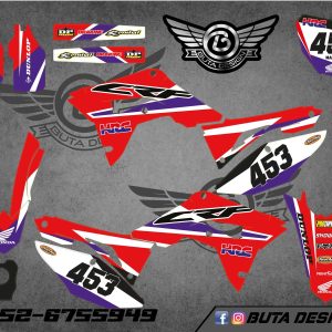 קיט מדבקות ל Honda CRF 450 2017-2020 250 2018-2021 V2