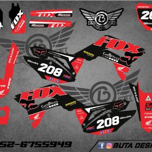 קיט מדבקות ל Honda CRF 450 2017-2020 250 2018-2021 V20