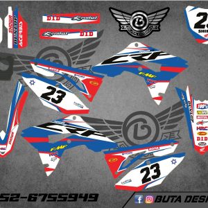 קיט מדבקות ל Honda CRF 450 2017-2020 250 2018-2021 V21
