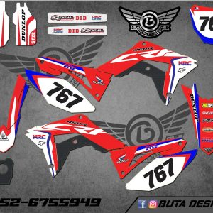 קיט מדבקות ל Honda CRF 450 2017-2020 250 2018-2021 V22