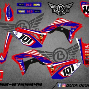 קיט מדבקות ל Honda CRF 450 2017-2020 250 2018-2021 V23