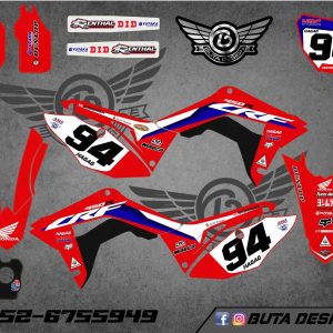 קיט מדבקות ל Honda CRF 450 2017-2020 250 2018-2021 V25