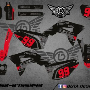 קיט מדבקות ל Honda CRF 450 2017-2020 250 2018-2021 V30