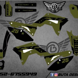 קיט מדבקות ל Honda CRF 450 2017-2020 250 2018-2021 V33