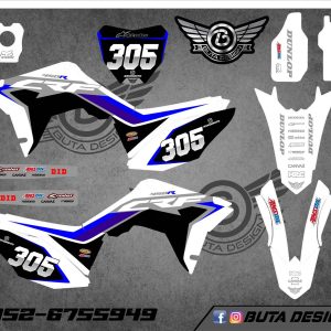 קיט מדבקות ל Honda CRF 450 2017-2020 250 2018-2021 V34