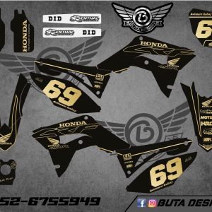 קיט מדבקות ל Honda CRF 450 2017-2020 250 2018-2021 V37