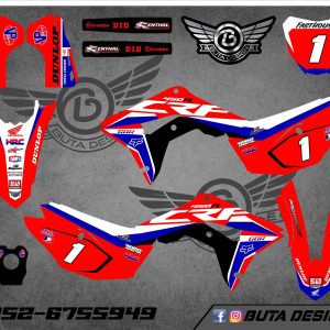קיט מדבקות ל Honda CRF 450 2017-2020 250 2018-2021 V46