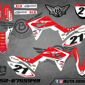 קיט מדבקות ל Honda CRF 450 2017-2020 250 2018-2021 V47