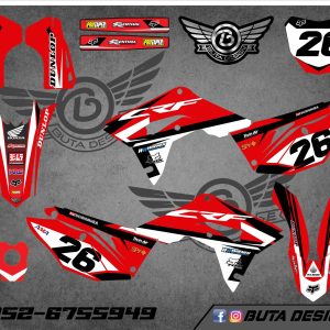 קיט מדבקות ל Honda CRF 450 2017-2020 250 2018-2021 V49