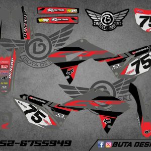 קיט מדבקות ל Honda CRF 450 2017-2020 250 2018-2021 V53