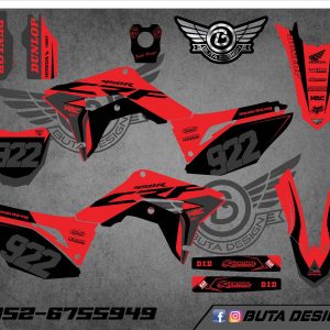 קיט מדבקות ל Honda CRF 450 2017-2020 250 2018-2021 V55