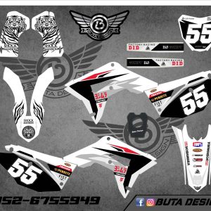 קיט מדבקות ל Honda CRF 450 2017-2020 250 2018-2021 V56