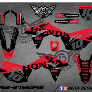 קיט מדבקות ל Honda CRF 450 2017-2020 250 2018-2021 V57