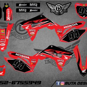 קיט מדבקות ל Honda CRF 450 2017-2020 250 2018-2021 V61