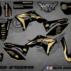 קיט מדבקות ל Honda CRF 450 2017-2020 250 2018-2021 V65