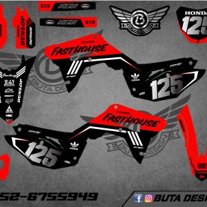 קיט מדבקות ל Honda CRF 450 2017-2020 250 2018-2021 V66
