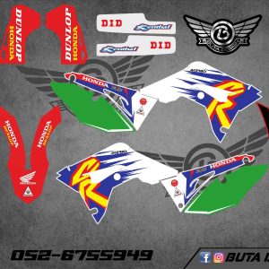 קיט מדבקות ל Honda CRF 450 2017-2020 250 2018-2021 V7