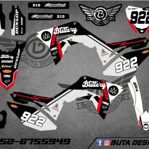 קיט מדבקות ל Honda CRF 450 2017-2020 250 2018-2021 V70