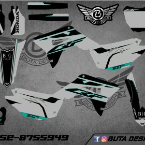 קיט מדבקות ל Honda CRF 450 2017-2020 250 2018-2021 V77