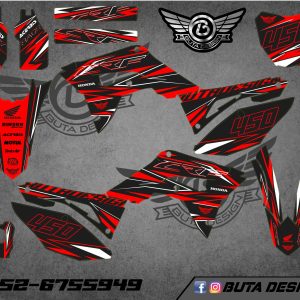 קיט מדבקות ל Honda CRF 450 2017-2020 250 2018-2021 V83