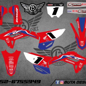 קיט מדבקות ל Honda CRF 450 2021-2024 250 2022-2024 V1