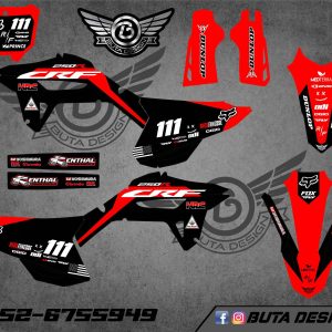 קיט מדבקות ל Honda CRF 450 2021-2024 250 2022-2024 V10