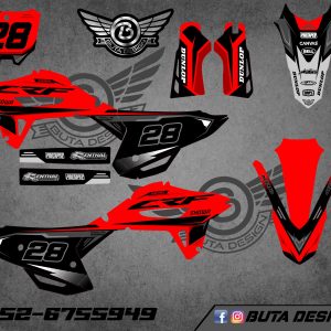 קיט מדבקות ל Honda CRF 450 2021-2024 250 2022-2024 V15
