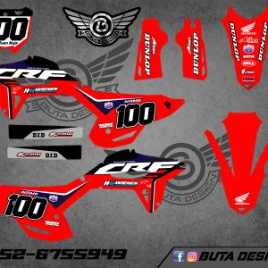 קיט מדבקות ל Honda CRF 450 2021-2024 250 2022-2024 V16
