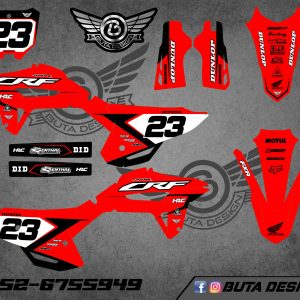 קיט מדבקות ל Honda CRF 450 2021-2024 250 2022-2024 V17