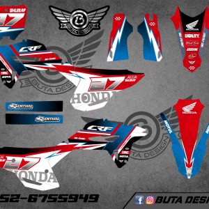 קיט מדבקות ל Honda CRF 450 2021-2024 250 2022-2024 V20
