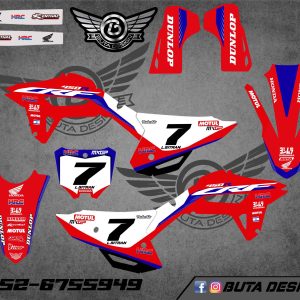 קיט מדבקות ל Honda CRF 450 2021-2024 250 2022-2024 V3