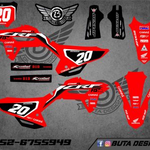 קיט מדבקות ל Honda CRF 450 2021-2024 250 2022-2024 V9
