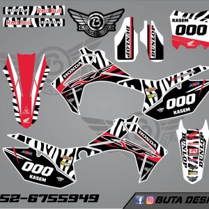 קיט מדבקות ל Honda CRF 450 2013-2016 250 2014-2017 V11