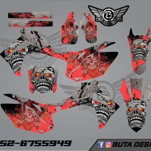 קיט מדבקות ל Honda CRF 450 2013-2016 250 2014-2017 V17