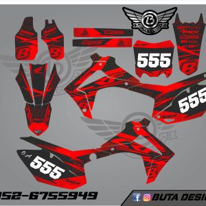 קיט מדבקות ל Honda CRF 450 2013-2016 250 2014-2017 V21