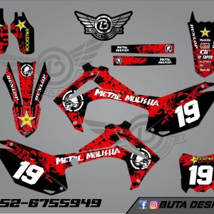 קיט מדבקות ל Honda CRF 450 2013-2016 250 2014-2017 V24