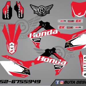 קיט מדבקות ל Honda CRF 450 2013-2016 250 2014-2017 V25