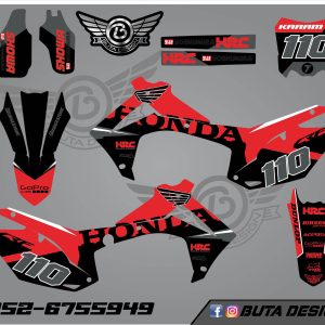 קיט מדבקות ל Honda CRF 450 2013-2016 250 2014-2017 V26