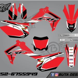 קיט מדבקות ל Honda CRF 450 2013-2016 250 2014-2017 V3