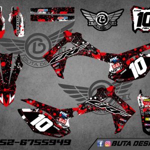 קיט מדבקות ל Honda CRF 450 2013-2016 250 2014-2017 V33