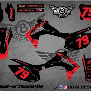קיט מדבקות ל Honda CRF 450 2013-2016 250 2014-2017 V34