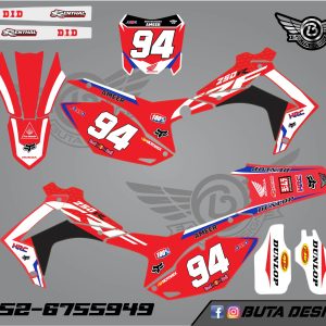 קיט מדבקות ל Honda CRF 450 2013-2016 250 2014-2017 V4