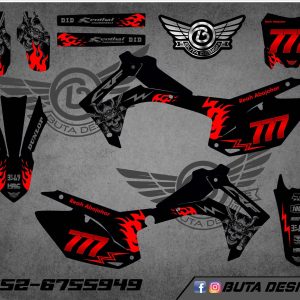 קיט מדבקות ל Honda CRF 450 2013-2016 250 2014-2017 V40