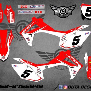 קיט מדבקות ל Honda CRF 450 2013-2016 250 2014-2017 V42